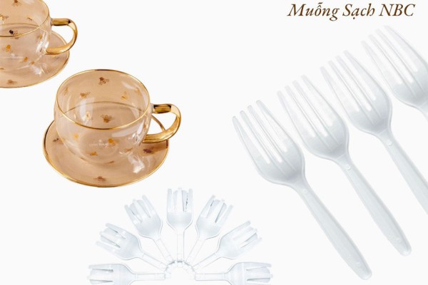 Sự lựa chọn muỗng nĩa được làm từ nguyên liệu nhựa sạch có thể giúp tăng giá trị thương hiệu một cách hiệu quả